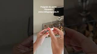 Poignée de porte Oleandro #poigneedeporte #nails #chrome #pink #milla #millapoignees #sunday