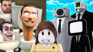 SKIBIDI TOILET FUNNY MOMENTS in Roblox