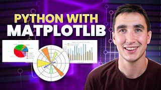 Intro to Data Visualization in Python with Matplotlib! (line graph, bar chart, title, labels, size)