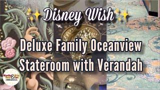 Disney Wish | Deluxe Family Oceanview Stateroom with Verandah | 4B | Bump Out Verandah