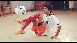 ഫുട്ബോൾ മാന്ത്രികൻ - FREESTYLE FOOTBALL SKILLS BY SHAHID SAFAR IN CHENTHRAPPINNI SCHOOL 2018