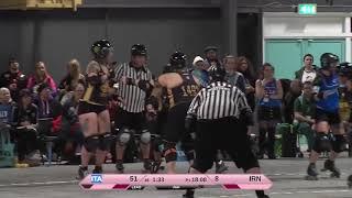 Roller Derby World Cup 2018 Italy vs. Iran