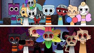 Incredibox Sprunki - Retake Dandy’s World - Sprunki mods  normal vs horror #sprunki #sprunkimod