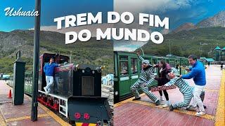 PASSEIO NO TREM DO FIM DO MUNDO EM USHUAIA | Rodrigo Ruas