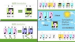 Rhythm lessons 12│Syncopation rhythm practice