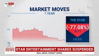 Analysis: Star Entertainment shares suspended from trading on the stock exchange