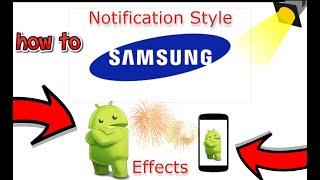 Set Up Samsung Lighting Styles For Notifications