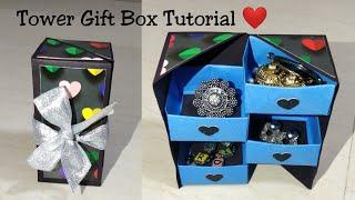 Tower Box Card Tutorial️ || By Crafty Sakshi