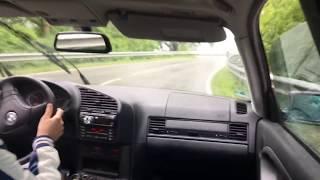 BMW E36 320i drift training and fail