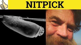  Nitpick - Nitpicker Meaning - Nitpicking Examples - Nitpick Defined