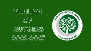 #MuslimsOfRutgers 2022-2023 [Acapella Only]