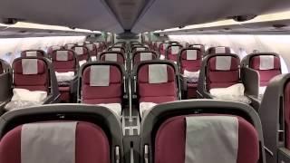 Qantas A380 cabin walkthrough - upper deck