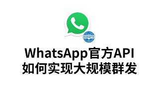 第 12 课｜WhatsApp官方API群发接口 ｜如何发送大规模WhatsApp群发信息 ｜日发100w条 #whatsapp群发 #whatsapp群发软件 #whatsapp引流