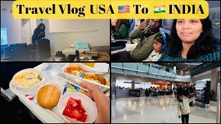 USA To India Travel Vlog in Tamil | Tamil family in USA |Aeroplane Foods | USA Tamil Vlog