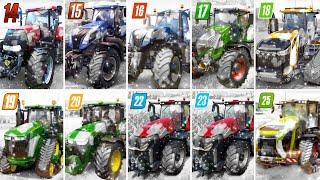 Fs14 vs Fs15 vs Fs16 vs Fs17 vs Fs18 vs Fs19 vs Fs20 vs Fs22 vs Fs23 vs Fs25 | Winter |