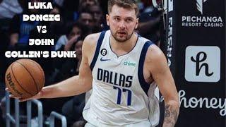 "LUKA DONCIC DEFENSIVE BLUNDER LEADS TO JOHN COLLIN'S DUNK"