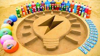 How to make Light Bulb Idea from Cement, Balloons Orbeez, Fanta, Coca Cola vs Mentos & Other Sodas