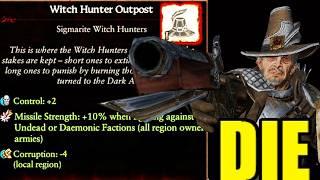 Witch Hunter Outpost Unusual Location Buffs Missile Weapons OP Against Undead & Daemons