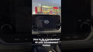 How to do a hard reboot on your Nissan Infotainment System. Works on most 2018 and newer Nissans.