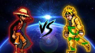 Wano Luffy (New) VS Dio K1 (V2) in Jump Force Mugen 