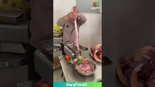 Efficient Butchery: The Power of a Meat Grinder #meatprocessing #machines #kitchen