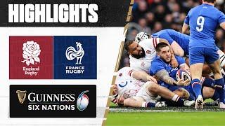 HIGHLIGHTS | 󠁧󠁢󠁥󠁮󠁧󠁿 England v France  | 2023 Guinness Six Nations