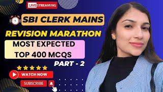 TOP 400 MCQs CURRENT AFFAIRS MARATHON PART - 2 |  LAST 4 MONTHS | SBI CLERK MAINS 2025 | SHEETAL MAM