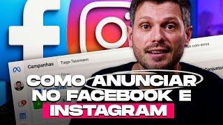 Como Anunciar no Facebook e Instagram para Iniciantes - Tutorial Completo | Live #107