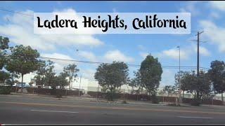 Driving through Ladera Heights