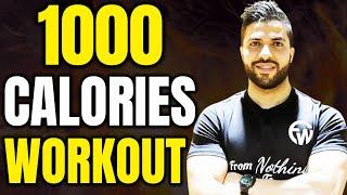 1000 Calories Fat Burning HIIT Workout| Lose Belly Fat Fast