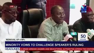 Minority Vows To Challenge Speakers Ruling