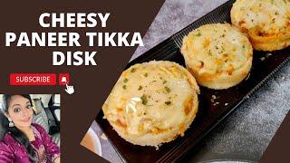 Cheesy Paneer Tikka Disc Recipe | Paneer Tikka Disk | Starter Recipe | Tanus Spices and Flavours