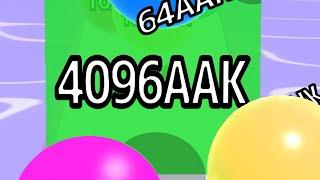 BALL RUN 2048 — INFINITY ∞ 4096 AAK // 3-LETTERS WALL! (AAK-LLION , Gameplay)