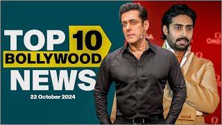 Top 10 Bollywood News | 22th October 2024 | Salman Khan |Abhishek Bachchan #bollywood #bollywoodnews