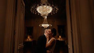 An Extravagantly Detailed Mansion Wedding  Rosecliff Mansion Newport Wedding Video