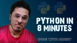 Python in 8 Minutes (in Hindi) 