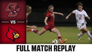 Boston College vs. Louisville Full Match Replay | 2024 ACC Women's Soccer