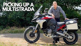 Picking up a Ducati Multistrada V4 Rally