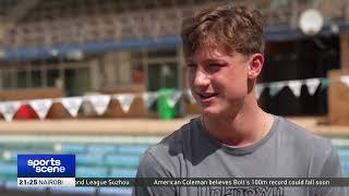 South Africa’s Coetze sets sights on Olympic swimming medal