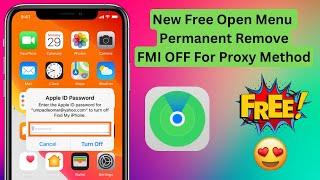 NEW FREE FMI OFF PROXY METHOD |  Open Menu Proxy Method, Permanent FMI OFF