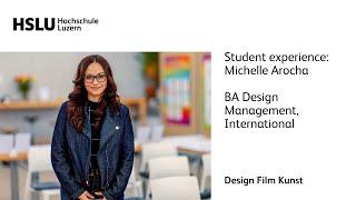 Student Experience: Michelle Arocha on BA Design Management, International