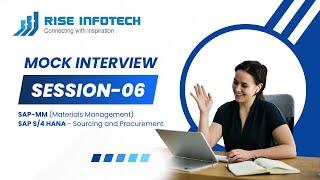 SAP-MM functional consultant | Mock Interview Session-06 | 2-3 years experienced candidates