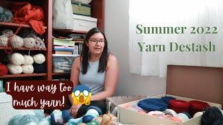 Yarn Destash & Organization- I own HOW MUCH yarn? | Cozy Koala Makes