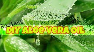 how to make aloe vera oil at home. The easiest method #diy #howto