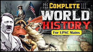 Complete World History for UPSC CSE in 1 video | Marathon session for UPSC  | OnlyIAS