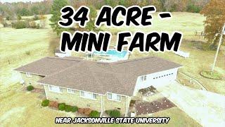 Jacksonville Home 34 Acres Alabama Land For Sale