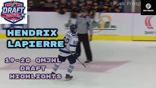 Hendrix Lapierre 2019-2020 QMJHL Draft Highlights