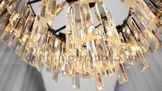 Đèn chùm pha lê hiện đại - Apollo Lighting