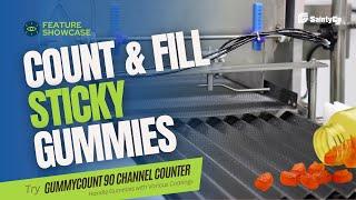 Struggling with Counting Sticky Gummies? Discover How SaintyCo GummyCount 90 Channel Counter Works!