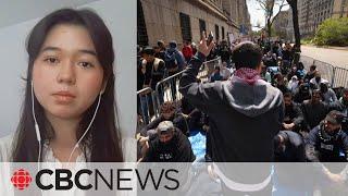 Covering the Columbia University protest as a student journalist